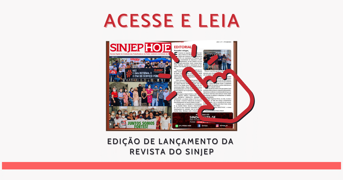 Read more about the article Nova revista digital do SINJEP