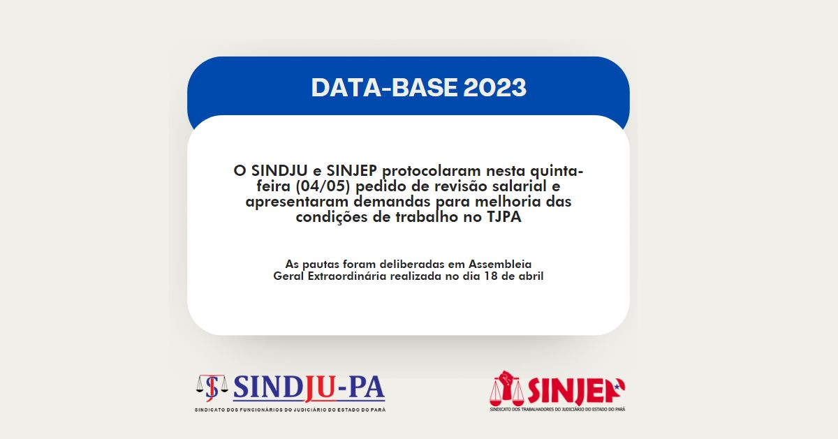Read more about the article SINJEP e SINDJU apresentam demandas para data-base de 2023