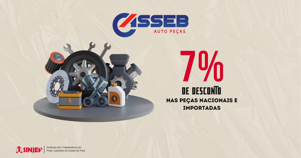 Read more about the article Desconto Especial de 7% na CASSEB Auto Peças para Filiados