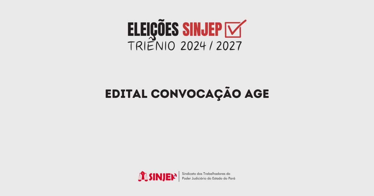 Read more about the article Edital de Convocação AGE