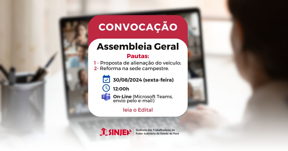 Read more about the article Convocação para Assembleia Geral Extraordinária