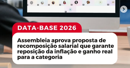 Read more about the article Assembleia aprova proposta de recomposição salarial.