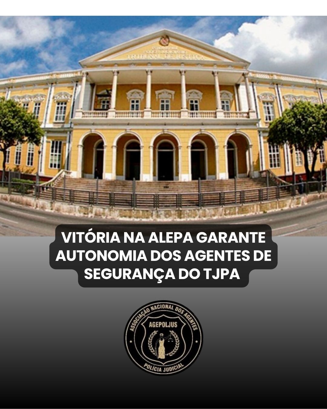 Read more about the article Vitória na ALEPA garante autonomia dos Agentes de Segurança do TJPA