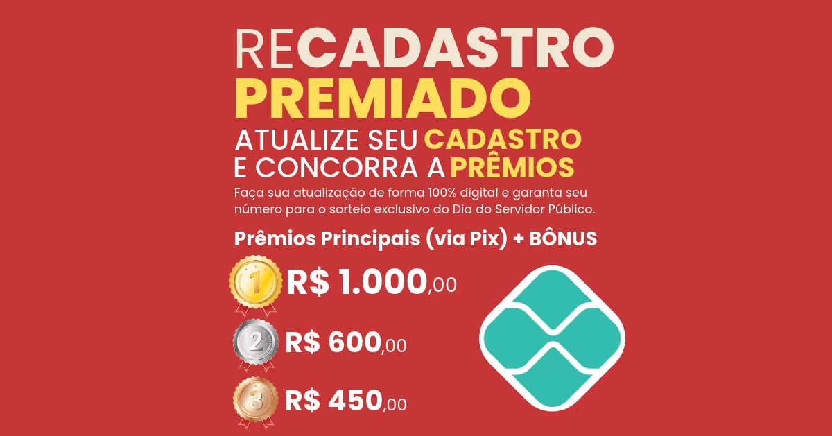 Read more about the article Atualize seus dados e concorra a prêmios